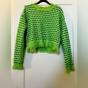 Zara sweater Chanel vibes